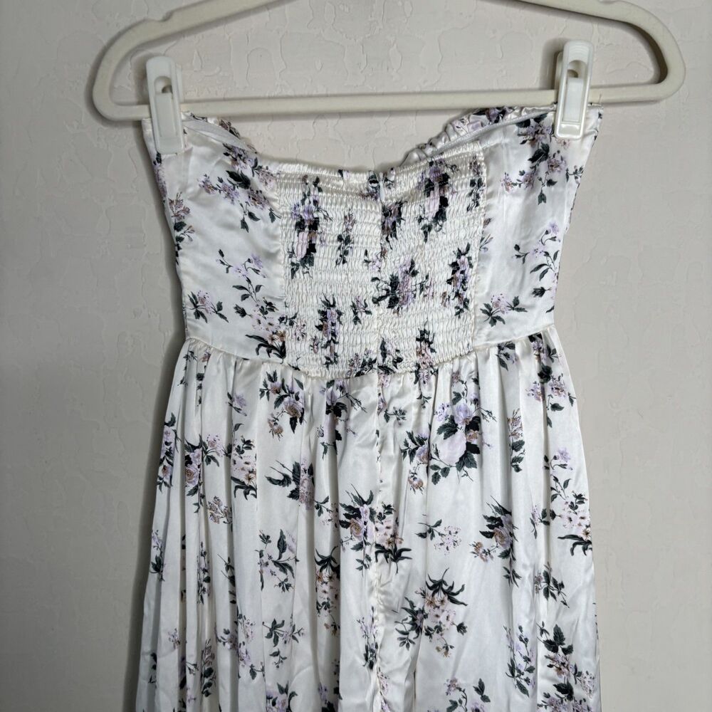 Altar'd State Satin Floral Midi Dress - Picture 6 of 9